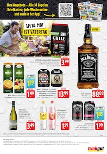 Jack Daniels im Trinkgut Prospekt "Aktuelle Angebote" mit 8 Seiten (Mainz)
