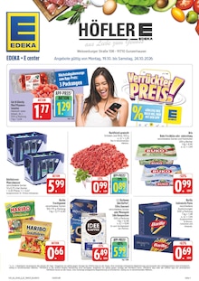 EDEKA Gunzenhausen Prospekt der aktuellen Woche, gültig von 19.10.2026 bis 24.10.2026 Aktueller EDEKA Gunzenhausen Prospekt "Wir lieben Lebensmittel!" mit 40 Seiten