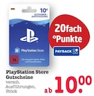 PlayStation Store Gutscheine Angebote bei E center Mainz für 10,00 €
