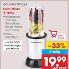 Nutri Mixer im Angebot bei Netto Marken-Discount in Erftstadt Nutri Mixer Angebote von GOURMETMAXX bei Netto Marken-Discount Erftstadt für 19,99 €