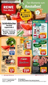 Aktueller REWE Prospekt "Dein Markt" Aktueller REWE Prospekt
