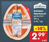 Netto Marken-Discount Karstädt - Schinkenfleischwurst geräuchert Angebot im Prospekt Schinkenfleischwurst geräuchert bei Netto Marken-Discount im Karstädt Prospekt für 2,99 €