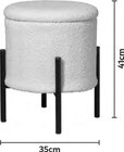 Hocker mit Staufach im Angebot bei Lidl in Frechen Hocker mit Staufach Angebote von Livarno bei Lidl Frechen für 14,99 €