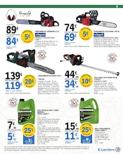 Tronçonneuse Angebote im Prospekt "SPÉCIAL BRICO JARDI" von E.Leclerc auf Seite 9