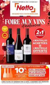 Catalogue Discount Alimentaire Netto en cours à Palaiseau et alentours, "FOIRE AUX VINS d'automne", 1 page, 23/09/2025 - 13/10/2025