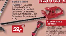 Heckenschere 'P24HT'* bei BAUHAUS in Dortmund Heckenschere 'P24HT'* im Angebot bei BAUHAUS Dortmund für 59,00 €