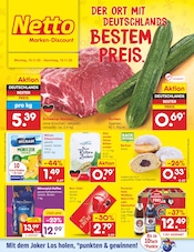 Aktueller Netto Marken-Discount Prospekt mit Bier, "Aktuelle Angebote", Seite 1