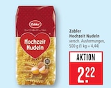 Hochzeit Nudeln Angebote von Zabler bei Marktkauf Böblingen für 2,22 €