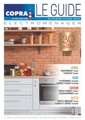 Prospectus Multimédia & Electroménager de Copra, "Le guide électroménager", valable du 13/12/2022 au 31/03/2023 