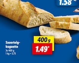 Sauerteig-baguette im Angebot bei Lidl in Friedrichshafen Sauerteig-baguette Angebote bei Lidl Friedrichshafen für 1,49 €