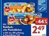 Backfisch-Stäbchen im ALDI SÜD Prospekt Backfisch-Stäbchen von Iglo im aktuellen ALDI SÜD Prospekt für 2,49 €