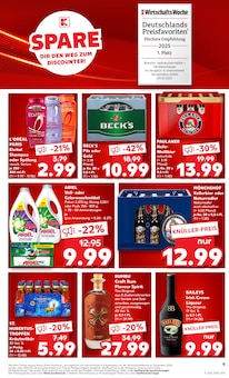 Bier im Kaufland Prospekt "Aktuelle Angebote" mit 60 Seiten (Stendal (Hansestadt))
