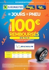 Jusqu'à 100€ remboursés en 72h pour l'achat de 4 pneus Michelin à Euromaster dans Monestrol