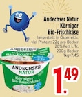 Körniger Bio-Frischkäse von Andechser Natur im aktuellen EDEKA Prospekt für 1,49 €