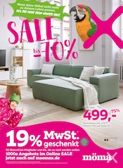 Aktueller mömax Prospekt mit Couch, "SALE bis -70%", Seite 1