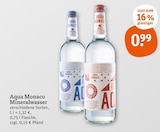 Mineralwasser von Aqua Monaco im aktuellen tegut Prospekt für 0,99 €