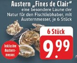 Aktuelles Austern "Fines de Clair" Angebot bei E center in Duisburg ab 9,99 €
