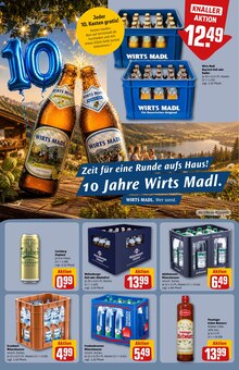 Bier im aktuellen REWE Prospekt (Dachau) Bier im REWE Prospekt "Dein Markt" mit 38 Seiten (Dachau)
