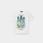 T-shirt manches courtes coton Minecraft ivoire garçon dans le catalogue La Halle