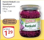 Rotkohl im Angebot bei GLOBUS in Gera Rotkohl Angebote von Hainich bei GLOBUS Gera für 1,29 €