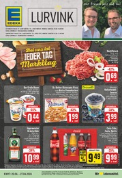 Aktueller EDEKA Supermärkte Prospekt für Xanten: Aktuelle Angebote mit 28} Seiten, 22.04.2024 - 27.04.2024