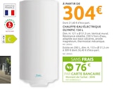Mr.Bricolage Bouvent - Promo Chauffe-eau électrique Olympic 150 L Promo Chauffe-eau électrique Olympic 150 L à 304,00 € dans le catalogue Mr.Bricolage à Bouvent