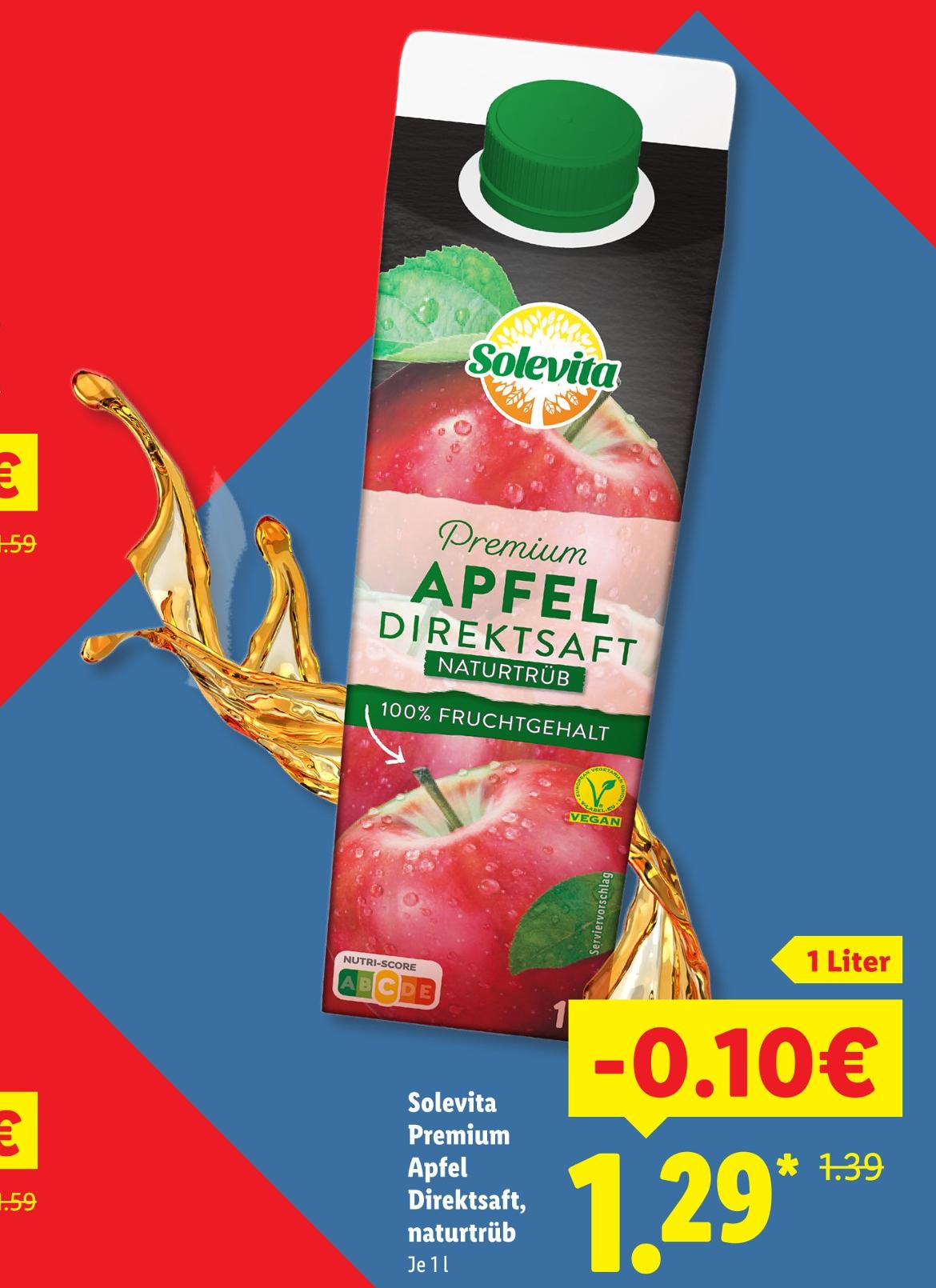 Premium Apfel Direktsaft, naturtrüb