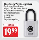 Touch Vorhängeschloss Angebote von Abus bei E center Ludwigshafen für 19,99 €