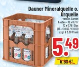 Mineralquelle o. Urquelle bei Trinkgut im Bad Honnef Prospekt für 5,49 €