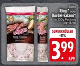 Ring-Salami von Aoste im aktuellen EDEKA Prospekt für 3,99 €