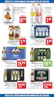 Cola im aktuellen E center Prospekt (Lahr (Schwarzwald)) Cola im E center Prospekt "Aktuelle Angebote" mit 70 Seiten (Lahr (Schwarzwald))
