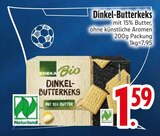 Dinkel-Butterkeks im EDEKA Prospekt Dinkel-Butterkeks von Edeka Bio im aktuellen EDEKA Prospekt für 1,59 €