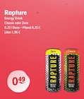 Aktuelle Energydrink Angebote bei Getränke Hoffmann in Unna Aktuelles Rapture Classic Angebot bei Getränke Hoffmann in Unna ab 0,49 €