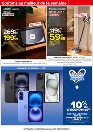 Offre Tablette Samsung dans le catalogue Carrefour du moment à la page 54