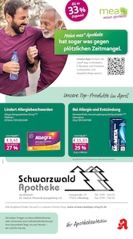 mea - meine apotheke Prospekt Unsere April-Angebote mit 4 Seiten