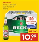 Aktuelle Bier Angebote bei Netto Marken-Discount in Viersen Aktuelles Beck's Pils Angebot bei Netto Marken-Discount in Viersen ab 10,99 €