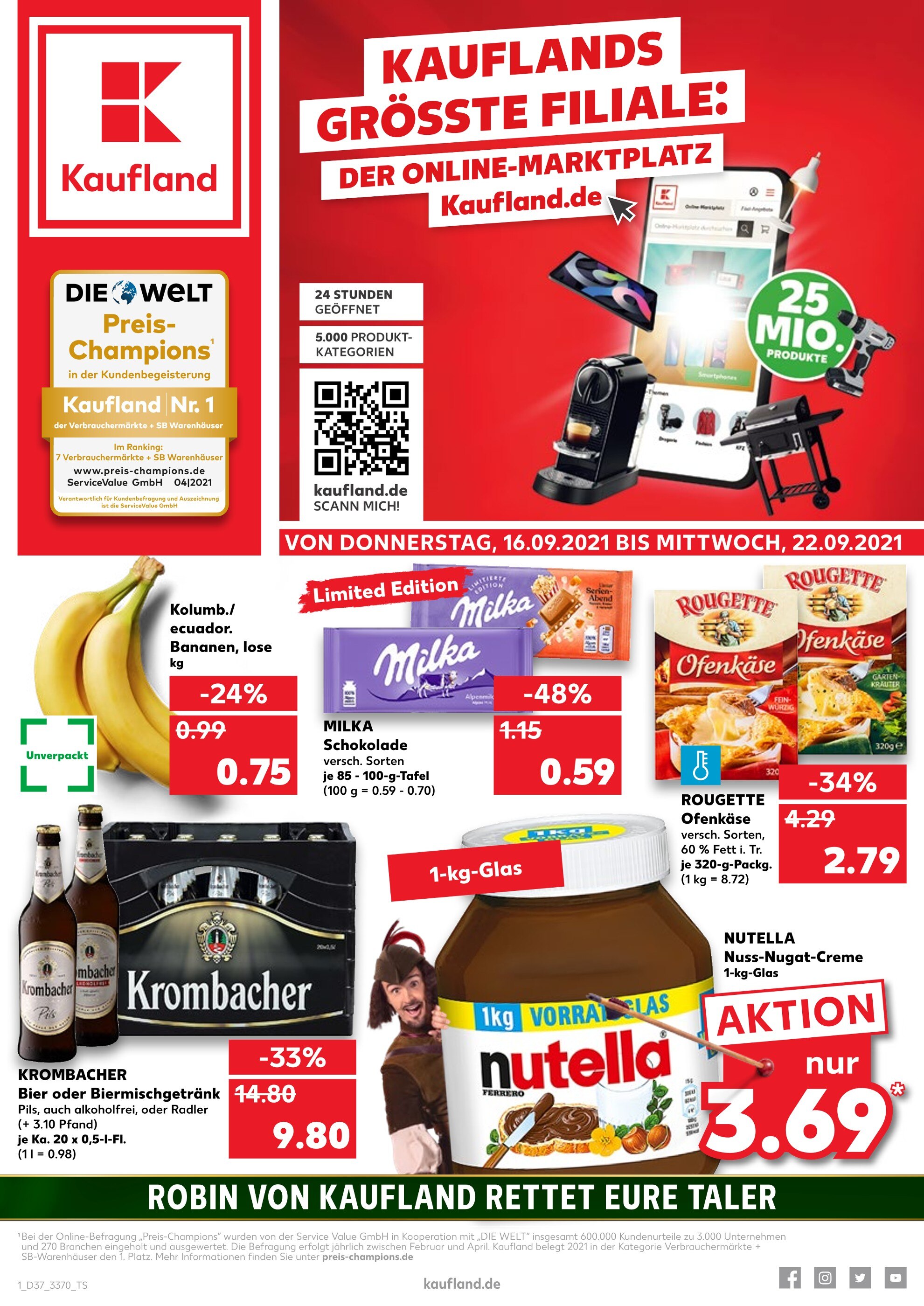 Kaufland Prospekt für Neißeaue mit 40 Seiten Kaufland Prospekt für Neißeaue: "JETZT KRÄFTIG SPAREN!", 40 Seiten, 16.09.2021 - 22.09.2021