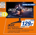 expert TeVi Passau - Gaming-Monitor Nitro VG270X1bmiipx Angebot im Prospekt Gaming-Monitor Nitro VG270X1bmiipx bei expert TeVi im Passau Prospekt für 129,00 €
