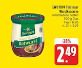 EDEKA Jena - Thüringer Wurstkonserve Angebot im Prospekt Thüringer Wurstkonserve bei EDEKA im Jena Prospekt für 2,49 €