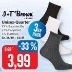 Unisex-Quarter Angebote von I+T Brown bei Kaufhaus Stolz Cuxhaven für 3,99 €