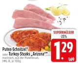 Aktuelle Steak Angebote bei EDEKA in Regensburg Aktuelles Puten-Schnitzel Angebot bei EDEKA in Regensburg ab 1,29 €