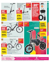Offre Vélo Électrique dans le catalogue Carrefour du moment à la page 59