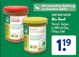Senf im ALDI SÜD Prospekt Bio-Senf Scharf von Nur Nur Natur im aktuellen ALDI SÜD Prospekt für 1,19 €