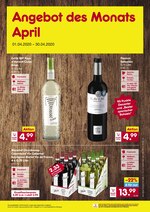 Netto Marken-Discount Prospekt "Angebot des Monats April", 1 Seiten, für Seelze, 01.04.2020 - 30.04.2020 Netto Marken-Discount Prospekt "Angebot des Monats April", 1 Seiten, für Seelze, 01.04.2020 - 30.04.2020