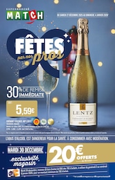 Prospectus Supermarchés Match à Merkwiller-Pechelbronn, "FÊTES par nos pros", 28 pages, 27/12/2025 - 04/01/2026