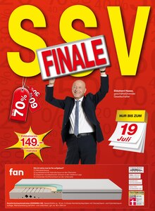 Möbelzentrum Pforzheim Prospekt SSV FINALE mit 16 Seiten