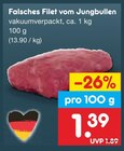 Falsches Filet vom Jungbullen Angebote bei Netto Marken-Discount Altenburg für 1,39 €