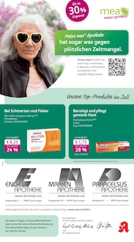 Aktueller mea - meine apotheke Prospekt "Unsere Juli-Angebote" Seite 1 von 4 Seiten für Spaichingen