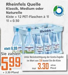 Mineralwasser bei K+K - Klaas & Kock in Bocholt Mineralwasser im Angebot bei K+K - Klaas & Kock Bocholt für 3,30 €