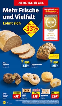 Brötchen im Lidl Prospekt "LIDL LOHNT SICH" mit 69 Seiten (Kassel)